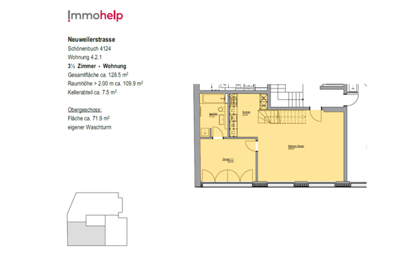 Traumhafte 3.5-Zimmer-Maissonettewohnung 4