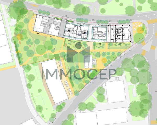 Belle arcade commerciale de 81 m² dans un immeuble neuf à Vieusseux 4