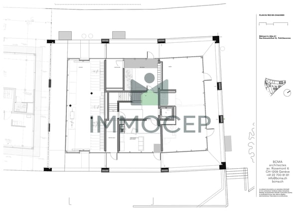 Belle arcade commerciale de 81 m² dans un immeuble neuf à Vieusseux 5