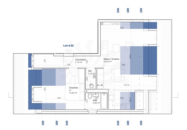 Appartement 3 pièces au 2e étage dans la promotion 11, route des Jurêts à Choulex 6