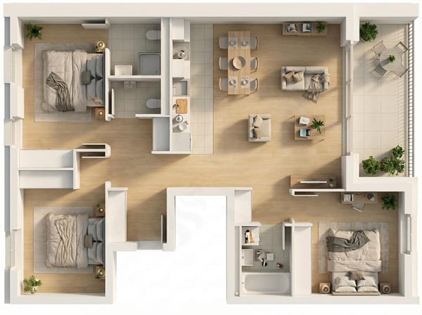 Appartement 5P au 1er étage, 11, route des Jurêts à Choulex 2