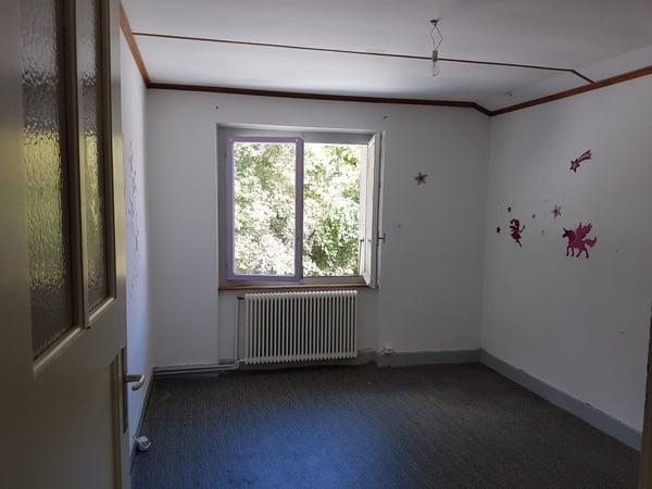 A vendre 2 appartements, 1 restaurant, 1 dépôt et grand parking. 4
