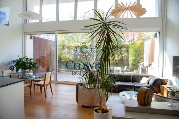 The space of a duplex, downtown Geneva 10 minutes away, everything within reach 9
