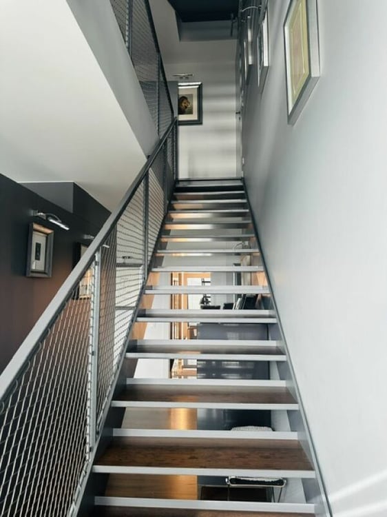 Triplex en attique style 