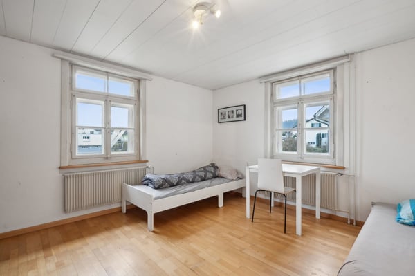 20-jähriges Mietkonzept mit 2 möblierten Zimmern. CHF 11'950 Brutto. 9