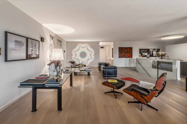 Coup de cur: sublime duplex contemporain avec jardins, vue sur les champs et le lac 4