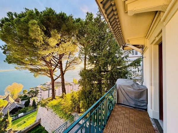 Bel appartement avec vue magnifique sur le lac et les montagnes. 10