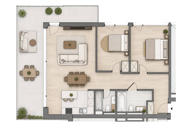 Magnifique logement neuf avec grande terrasse et vue imprenable ! 5