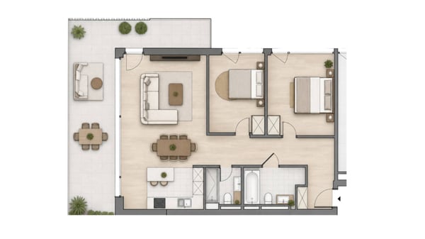 Magnifique logement neuf avec grand jardin et une belle vue ! 4