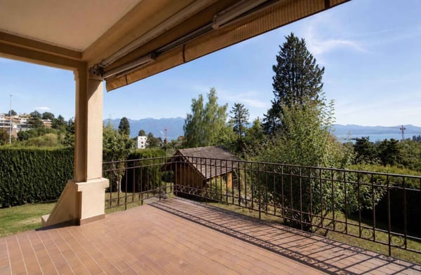 Magnifique appartement avec terrasse, grand jardin privatif et vue sur le lac Lausanne 1