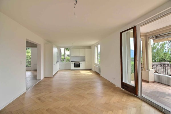 Magnifique appartement avec terrasse, grand jardin privatif et vue sur le lac Lausanne 2