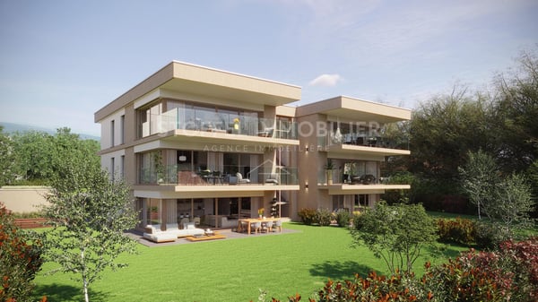 Appartement de 4 pièces avec deux balcons