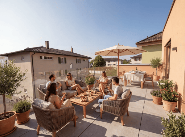 Attique en duplex au centre d'Yverdon 1