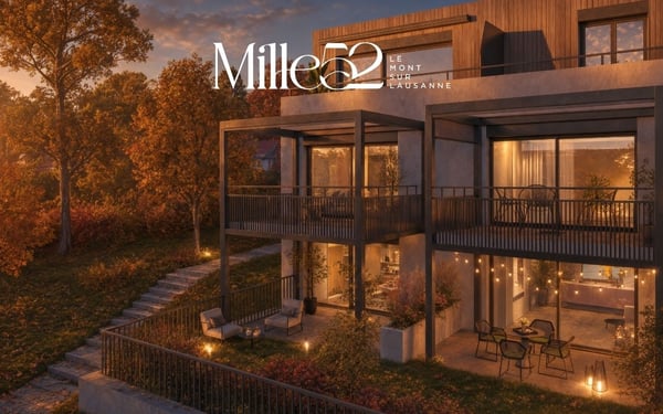 Mille52 - Lot C1-101 - Appartement de 3.5 pièces au 1er étage avec balcon 3