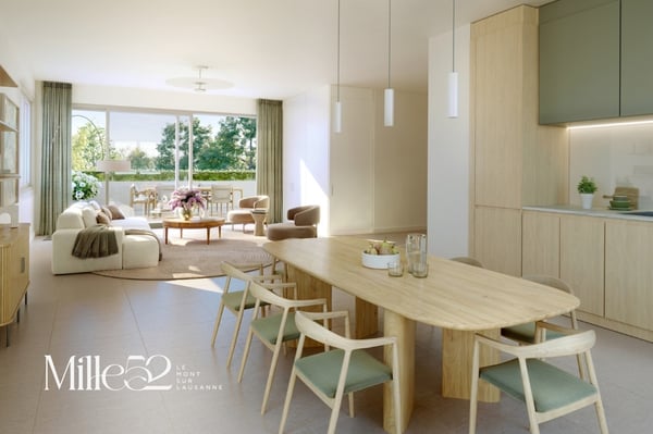 Mille52 - Lot B1-101 - Appartement de 3.5 pièces avec balcon au 1er étage 5