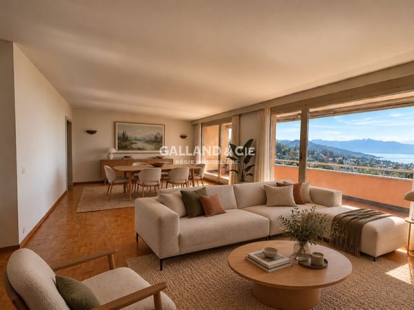 Spacieux 3.5 pièces avec vue - ~ 130 m² - Quartier Mousquines-Verdeil 1