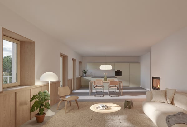 Appartements neufs de 1½ pièces au cachet unique proche de Bulle 2