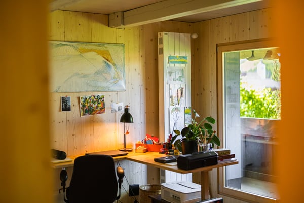 Propriété de caractère : grenier rénové avec jardin arboré 12