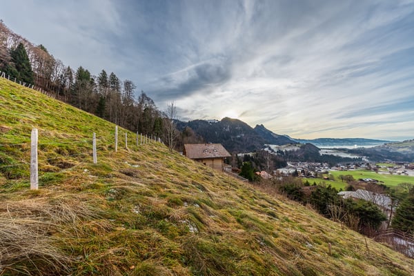 Projet neuf de standing : la beauté préalpine au soleil couchant 7