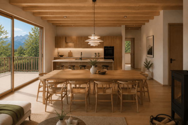 Chalet neuf et contemporain dans un écrin de verdure 3