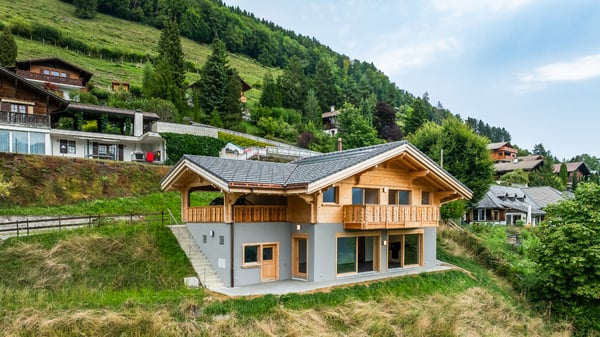 Chalet neuf et de standing de 3½ pièces, avec vue imprenable 2