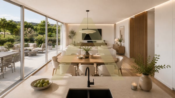 Nouvel appartement contemporain sur plan 2