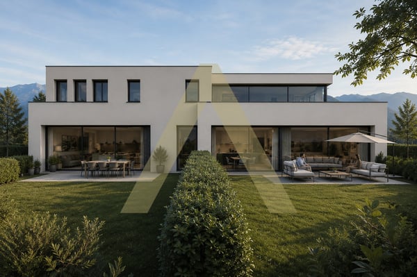 Nouvel appartement contemporain en attique sur plan 6