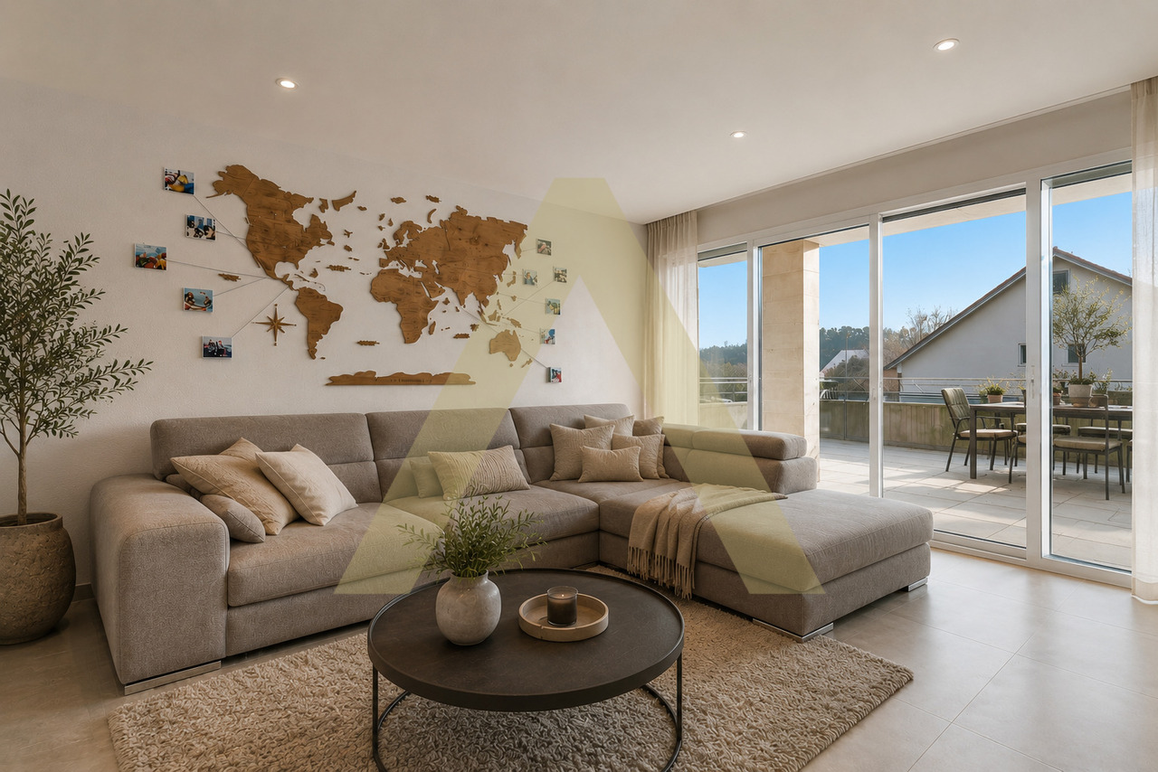 Immobilie in Baulmes - Appartement moderne, convivial et familial avec balcon et jardin - Bild 2