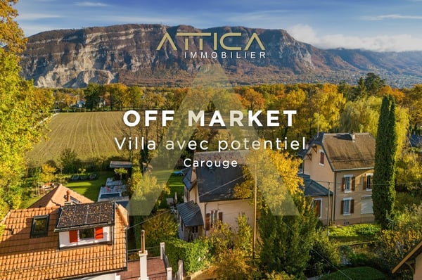 Villa face au Salève avec grand potentiel 1