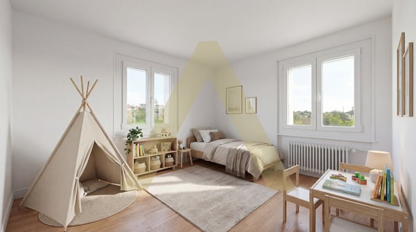 Grand duplex avec vue lac 7