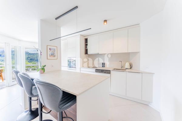 Appartement de 4.5 pièces en attique avec balcon à vendre à Marly 2