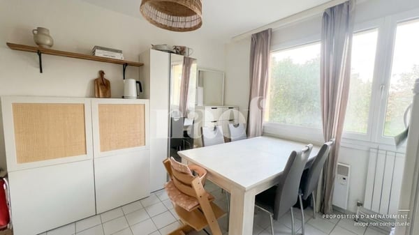 À louer : Appartement de 2.5 pièces avec jardin privatif 3