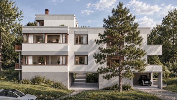 AUTORISATION EN FORCE - NOUVELLE PROMOTION DE 4 APPARTEMENTS THPE 3