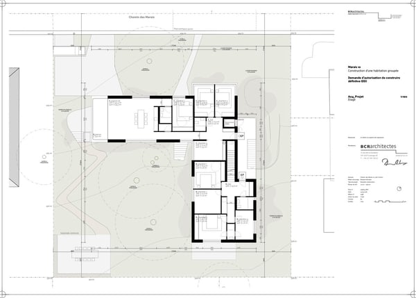 AUTORISATION EN FORCE - NOUVELLE PROMOTION DE 4 APPARTEMENTS THPE 9