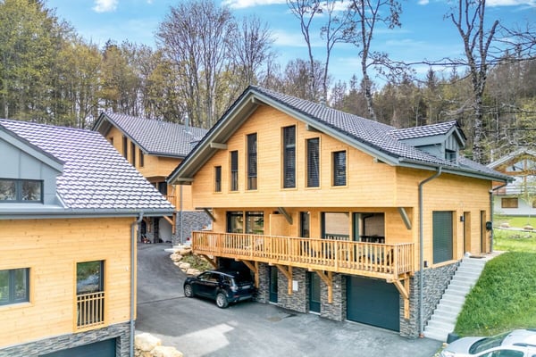 Maison jumelle moderne de 2023 dans un quartier résidentiel neuf à St-Cergue 1