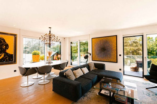 Co-exclusivité :                                                                                                                      Attique avec terrasse panoramique à Vandoeuvres 5