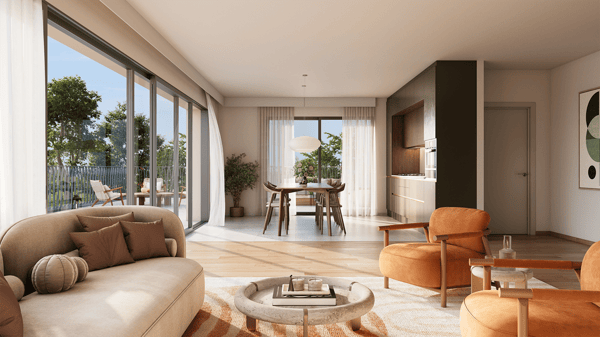 5 pièces en attique avec terrasse de 78 m² 2
