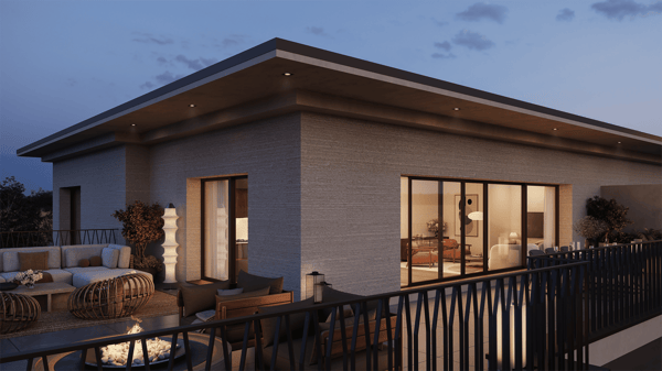 5 pièces en attique avec terrasse de 78 m²