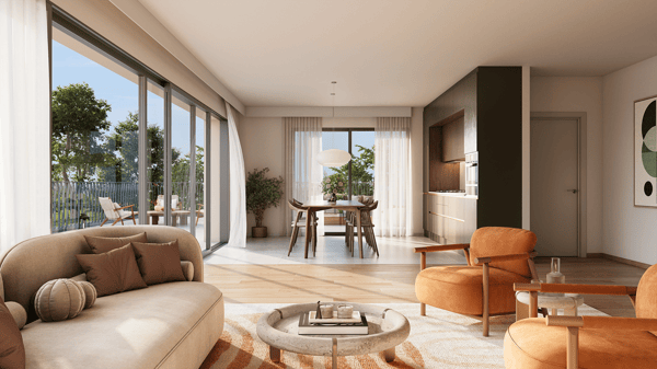 Appartement 5 pièces avec belle terrasse dans un écrin de verdure 2