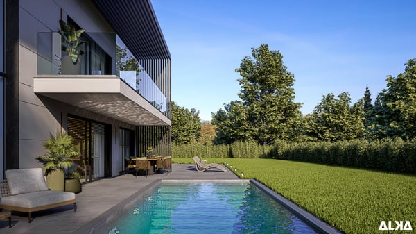 Malagnou166 | 4 villas contemporaine à Conches 9