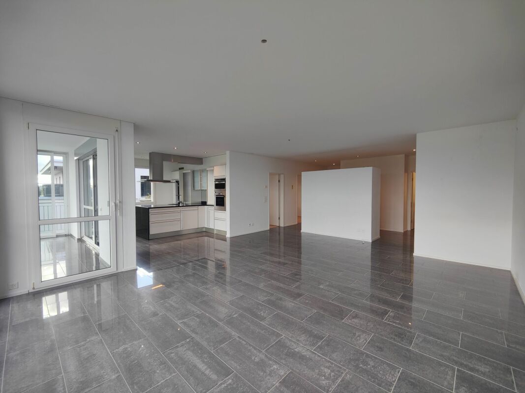 Exklusive Terrassenwohnung mit Blick in Natur und Berge