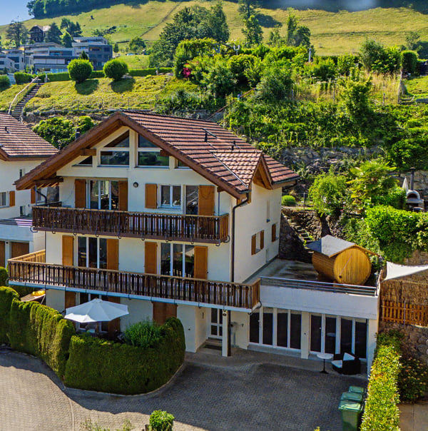 Maisonette mit Garten & Panoramablick - viel Platz und Privatsphäre in 8