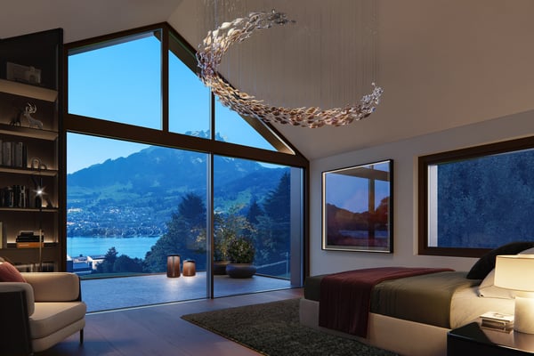 Panoramavilla in Kastanienbaum: Exklusiver Ausbau, Seeblick, Pool & Pr 5