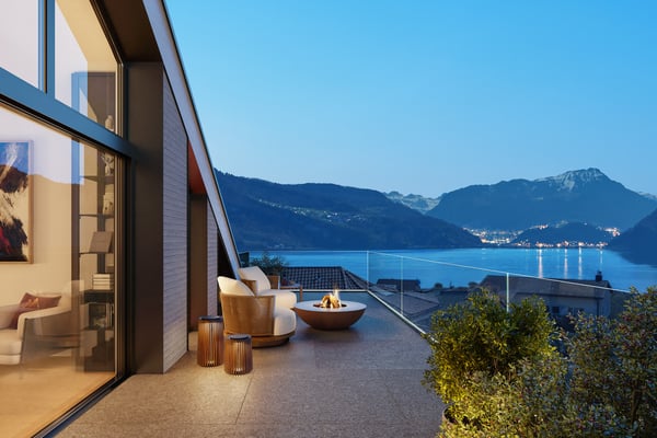 Panoramavilla in Kastanienbaum: Exklusiver Ausbau, Seeblick, Pool & Pr 5