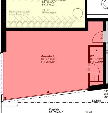 Attraktive Gewerbeeinheit im Erdgeschoss mit grosser Schaufensterfront 6