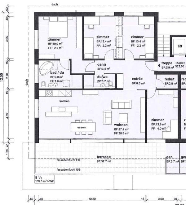 Helle 5.5-Zimmer-Wohnung mit Pilatusblick in Adligenswil 6