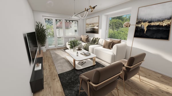 Moderne 1.5-Zimmer-Wohnung mit Balkon in Trimbach 1