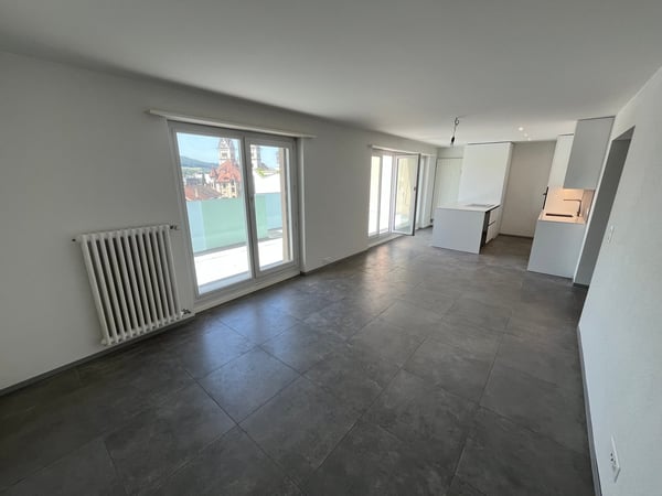 Erstbezug nach Totalsanierung – moderne 2.5-Zimmer-Attikawohnung mit 2 grossen Terrassen in Olten 3