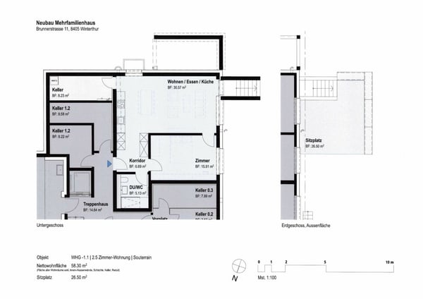 2.5-Zimmer-Neubauwohnung mit Sitzplatz 4