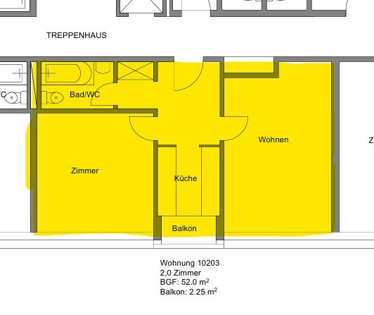 helle 2 Zimmer-Wohnung an zentraler Lage 8